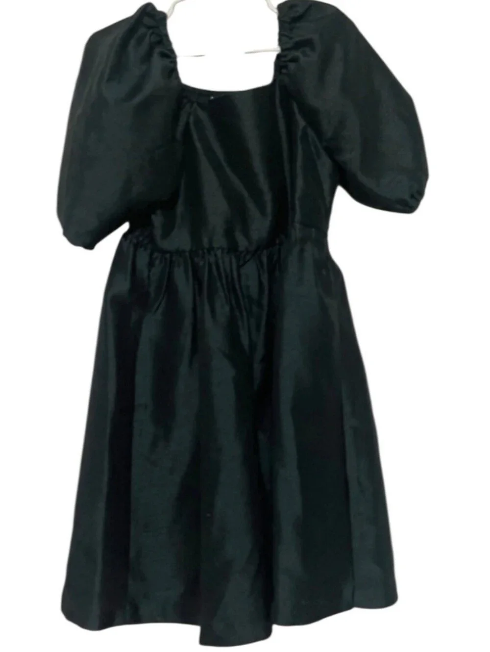 NWT Copper Key Girls Size Small 7 Green Shiny Dress Smocking Christmas